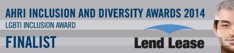 LGBTI inclusion award logo