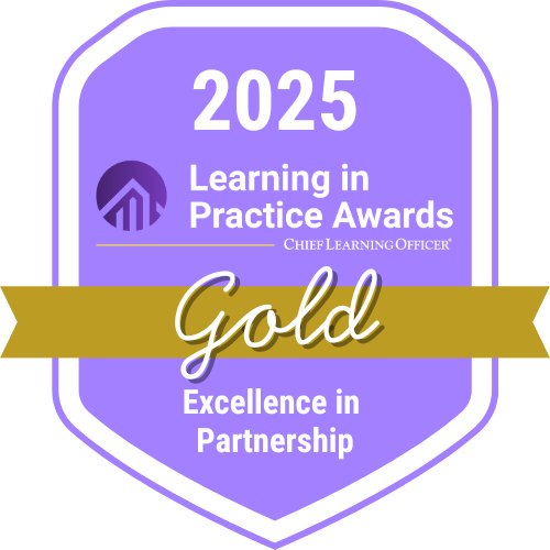 Chief Learning Officer gold award 2025