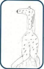 giraffe sketch