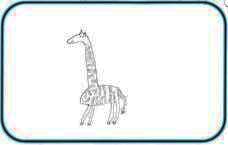 giraffe sketch 3