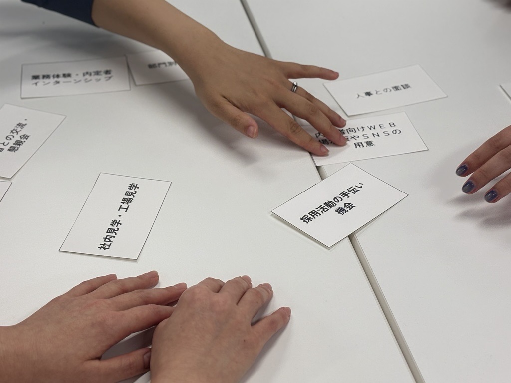 カードゲームの様子