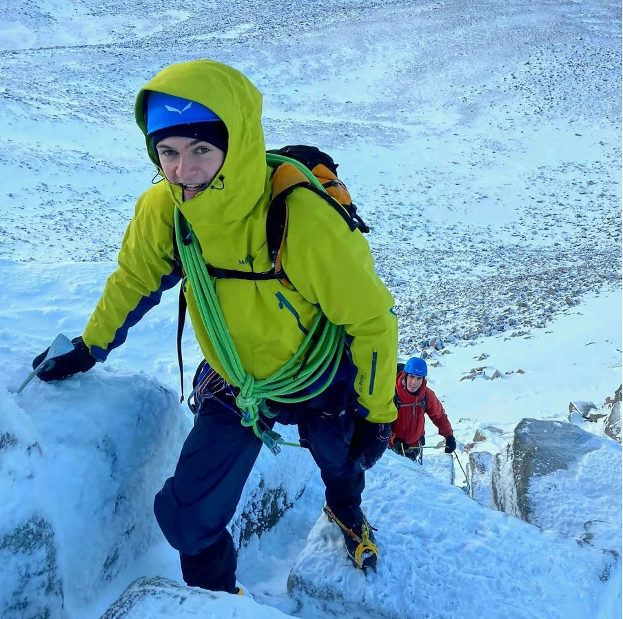 Picture of Tom Martlew on a mountaineering trip