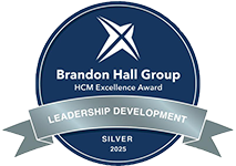 Award logo Brandon Hall Group awarded Accelerate silver