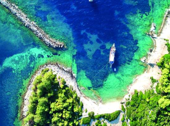 Beach from above