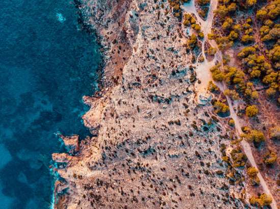 Aerial coastal picture 