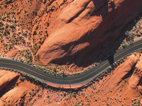 Road in desert