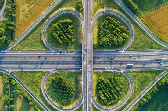 Trees and roads