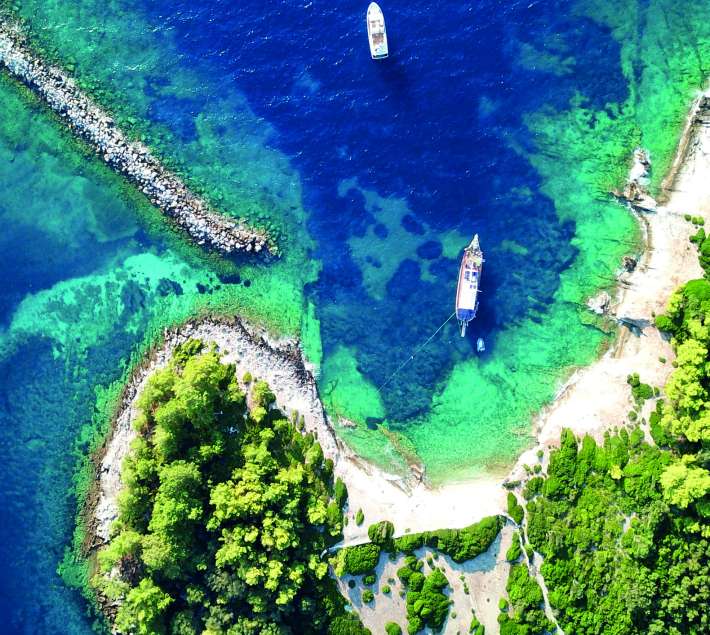 Beach from above