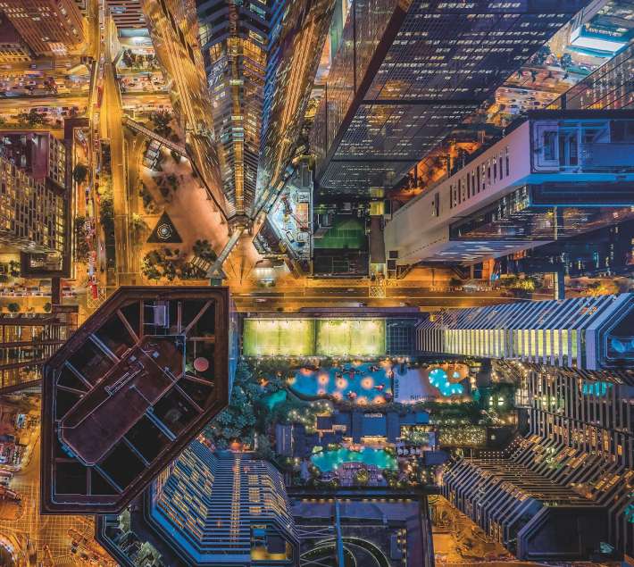 City from above