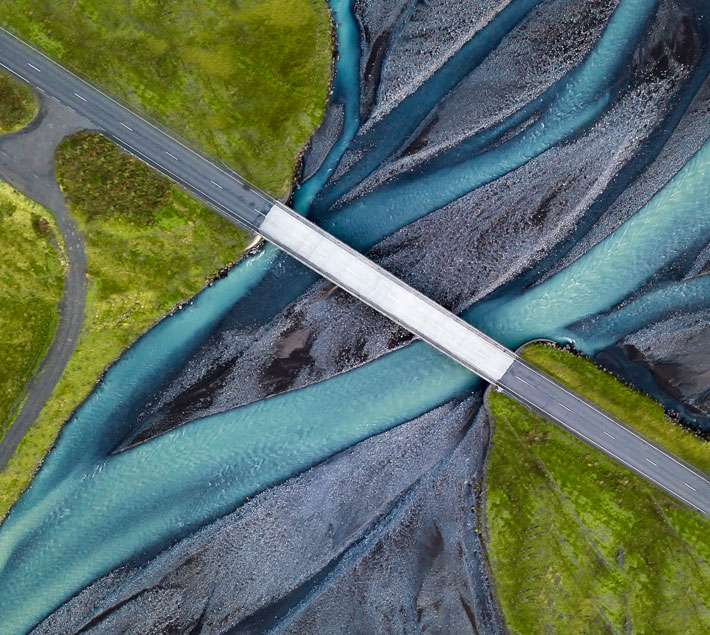 Small white bridge