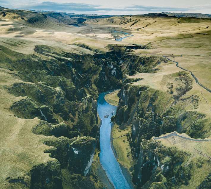 River in the canyon