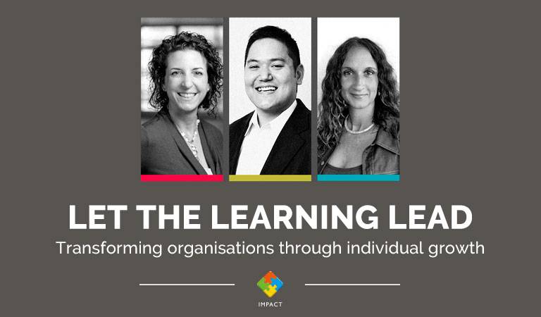 Let the learning lead
