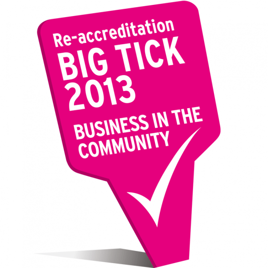 big tick award logo