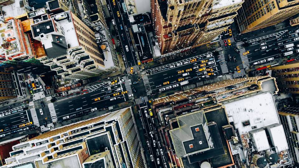 una città dall'alto connessioni