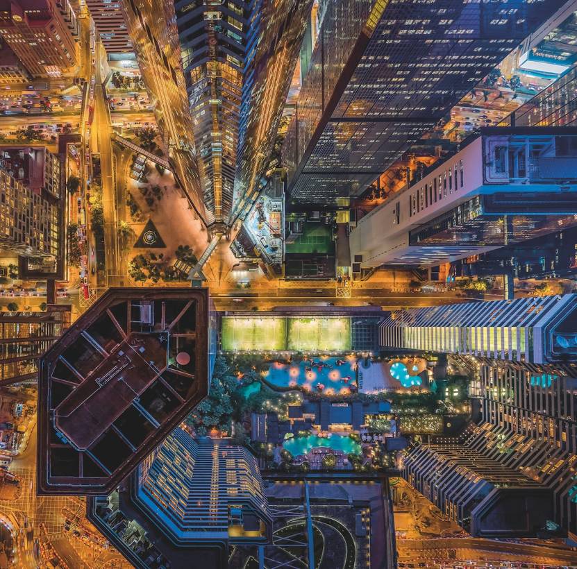 City from above
