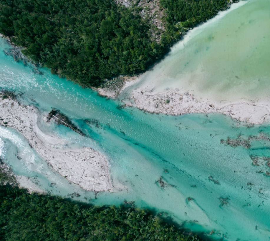 Aerial image of delta