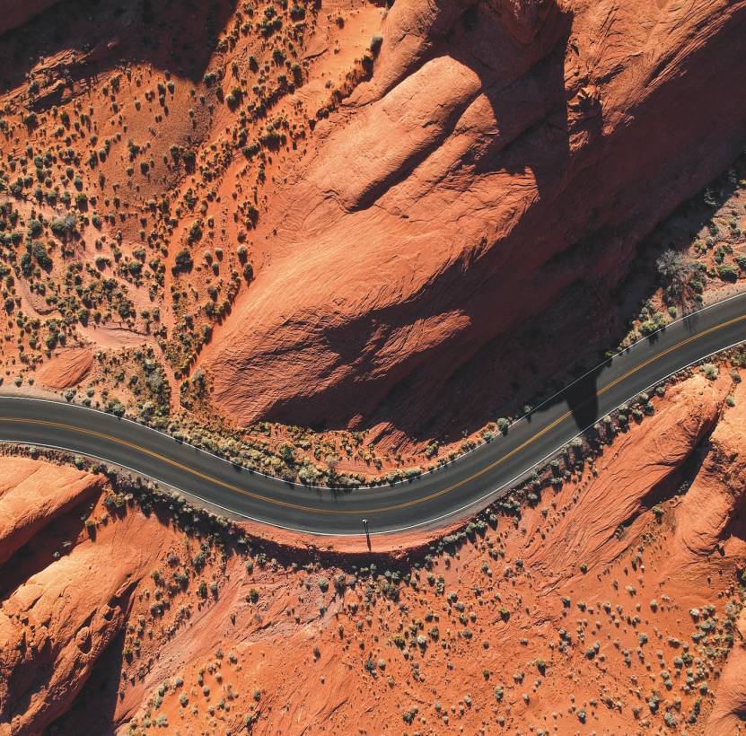 Road in desert